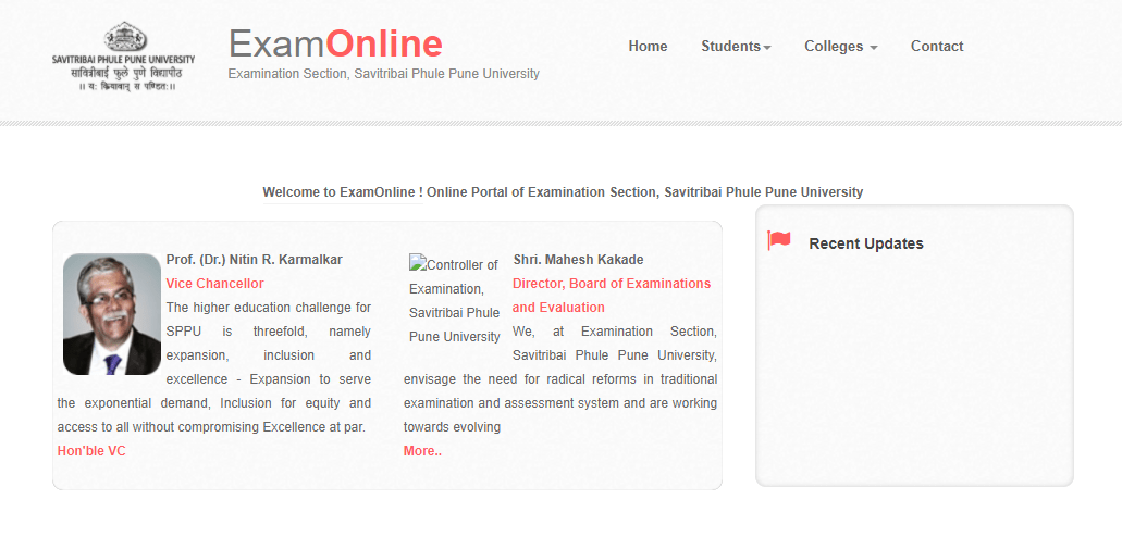 Pune University Exam Online